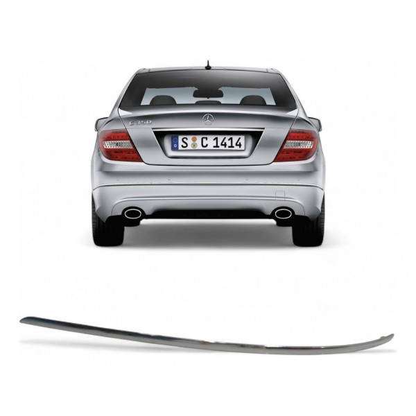 Friso Parachoque Traseiro C180 C200 C250 2011 2012 2013 2014