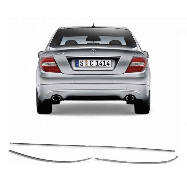 Kit Spoiler Parachoque Traseiro C180 C200 C250 2011 A 2014