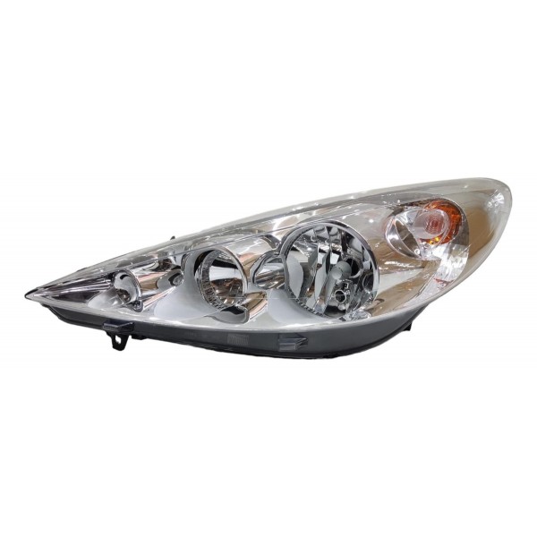 Farol Esquerdo Peugeot 207 2009 2010 2011 2012 Cromado
