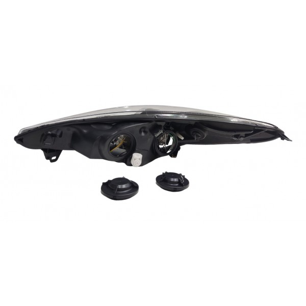 Par Farol Peugeot 207 2009 2010 2011 2012 Máscara Negra  Esquerdo