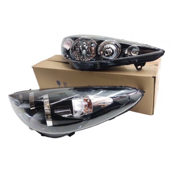 Par Farol Peugeot 207 2009 2010 2011 2012 Máscara Negra