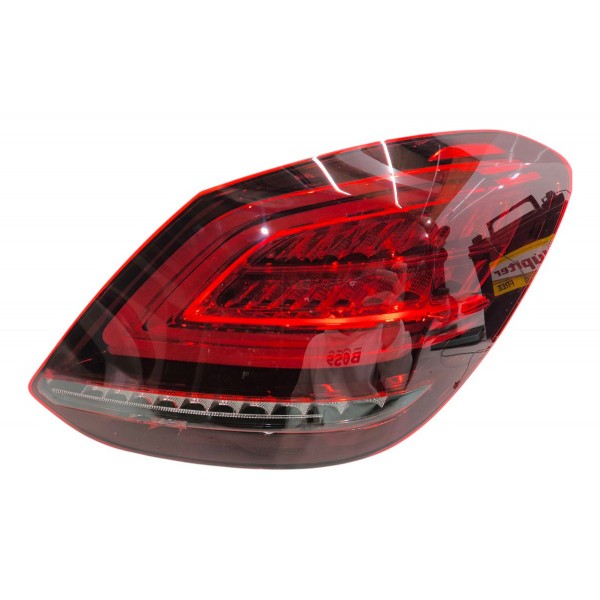 Par Lanterna Mercedes C180 C200 C250 C300 2019 2020 2021 Led Ambos Lados Vermelho