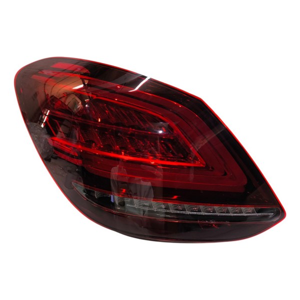 Par Lanterna Mercedes C180 C200 C250 C300 2019 2020 2021 Led Ambos Lados Vermelho