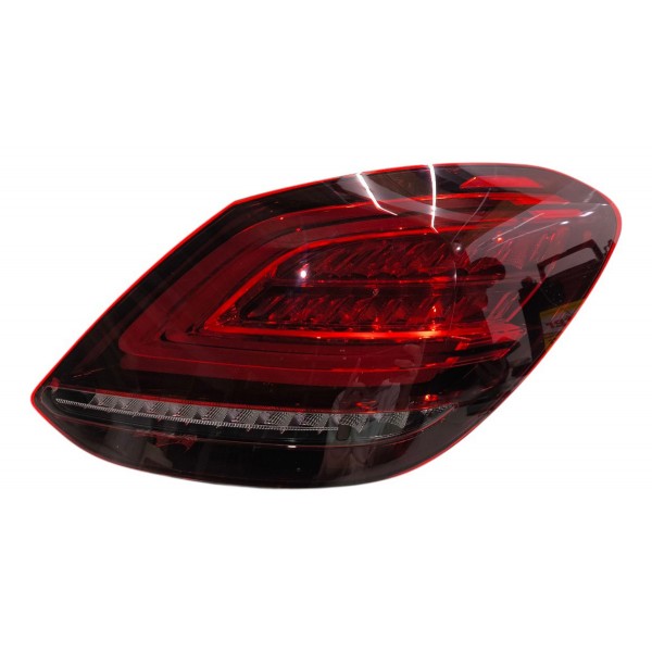 Par Lanterna Mercedes C180 C200 C250 C300 2019 2020 2021 Led Ambos Lados Vermelho