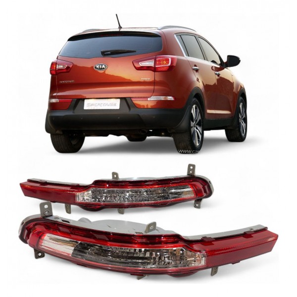 Par Lanterna Luz Ré Neblina Parachoque Sportage 2011 A 2015