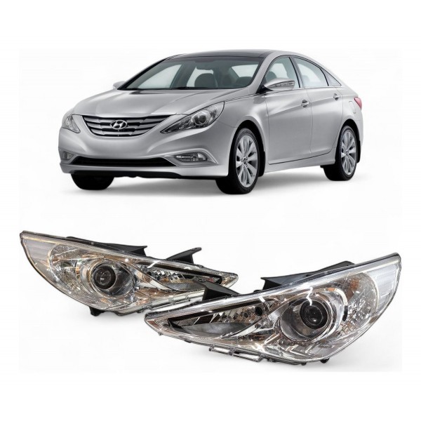 Par Farol Hyundai Sonata 2011 2012 2013 2014 Sem Xenon