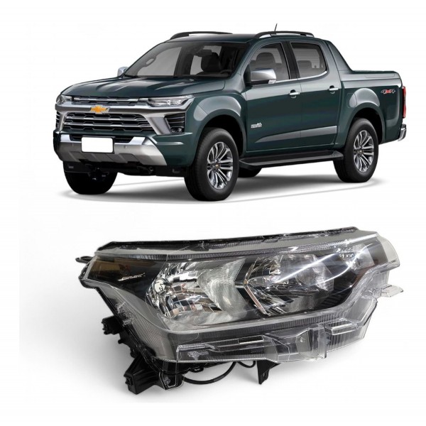 Farol Direito Chevrolet S10 2024 2025 Sem Led Original