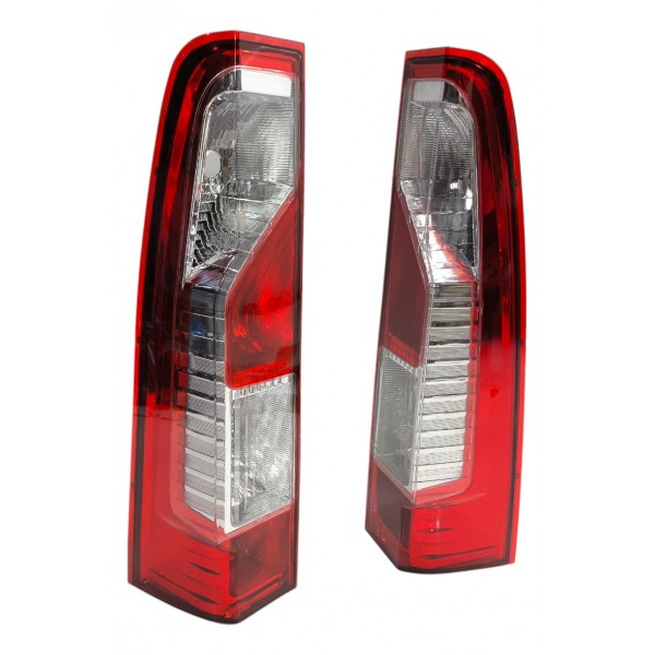Par Lanterna Renault Master 2013 2014 2015 2016 2017 A 2024 Ambos Lados Vermelho