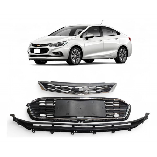 Kit Grade Parachoque Dianteiro Cruze Sedan 2017 2018 2019