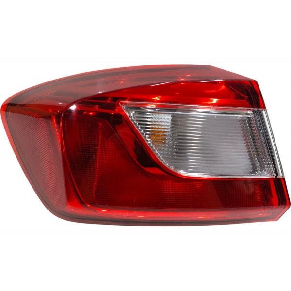 Par Lanterna Canto Cruze Sedan 2017 2018 2019  2020 A 2024 Ambos Lados Vermelho