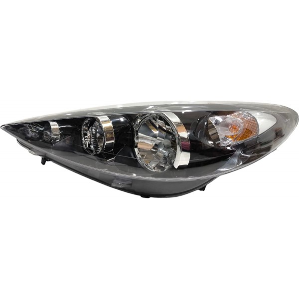 Farol Peugeot 207 2009 2010 2011 2012 A 2014 Máscara Negra