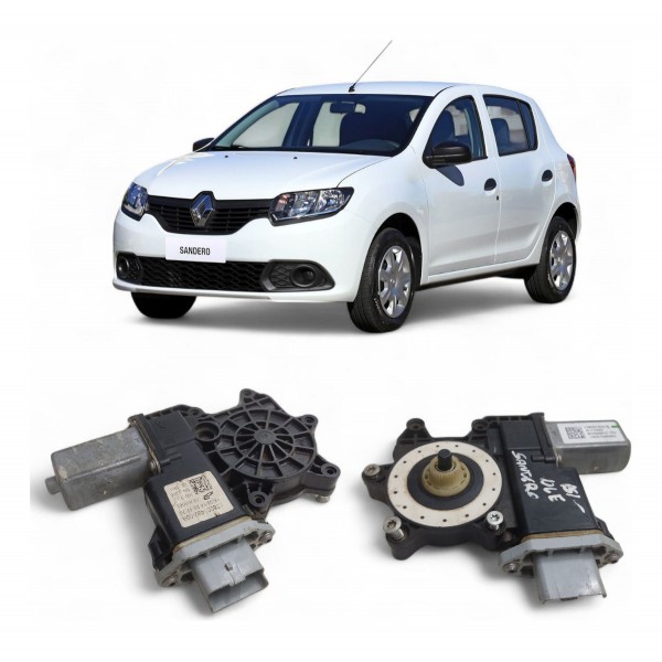 Motor Máquina Vidro Dianteira Esquerda Sandero 2015 A 2021