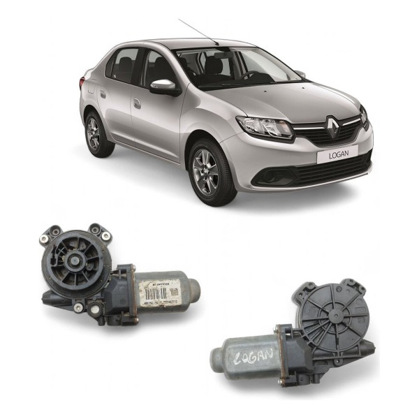 Motor Máquina Vidro Dianteira Esquerda Logan 2011 A 2015