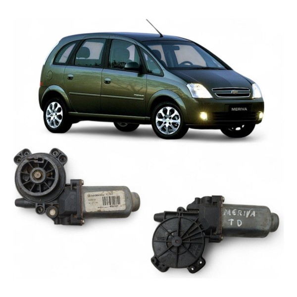 Motor Máquina Vidro Traseira Direita Gm Meriva 2004 A 2012