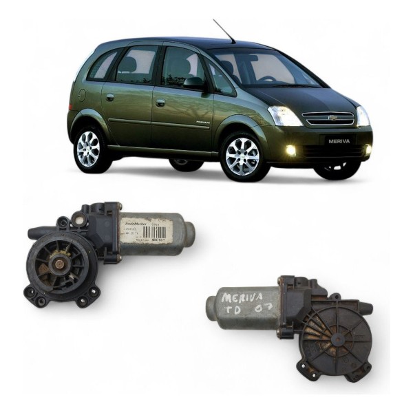 Motor Máquina Vidro Traseira Esquerda Gm Meriva 2004 A 2012