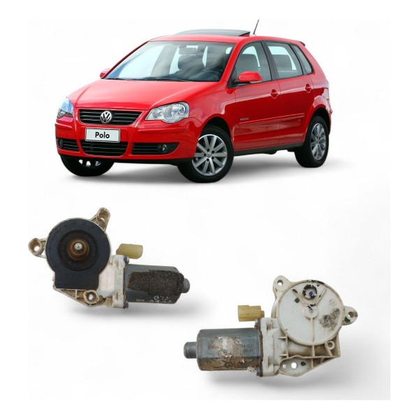 Motor Máquina Vidro Traseira Direita Vw Polo 2008 A 2014