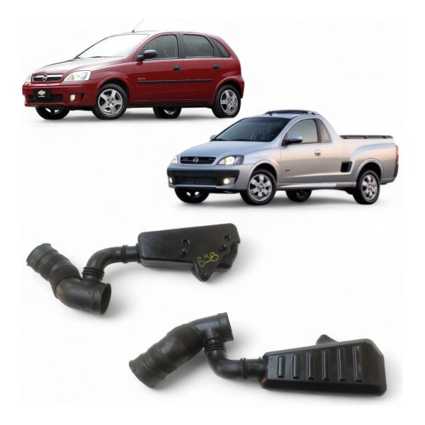 Duto Admissão Saída Ar Chevrolet Corsa Montana 2002 A 2012