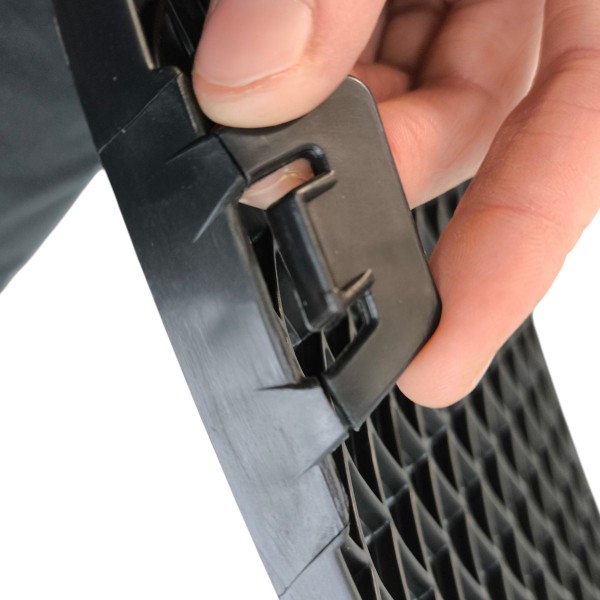 Grade Parachoque Inferior Direita C180 C200 2011 2012 A 2014 Preto Fosco