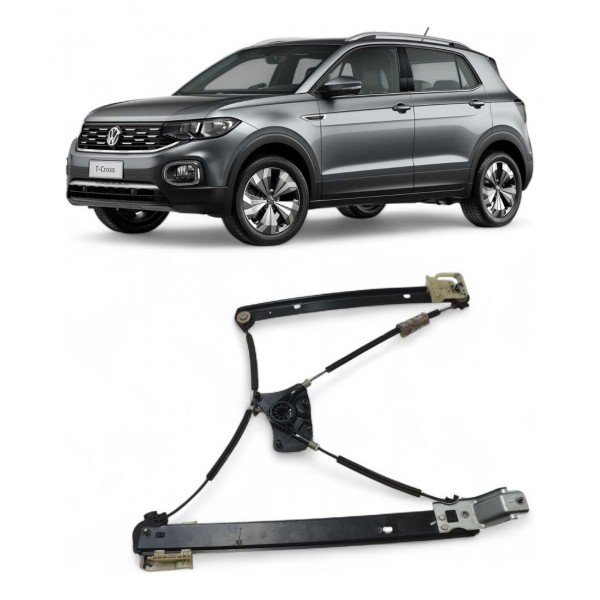 Máquina Vidro Dianteira Direita Vw Tcross 2019 2020 A 2022