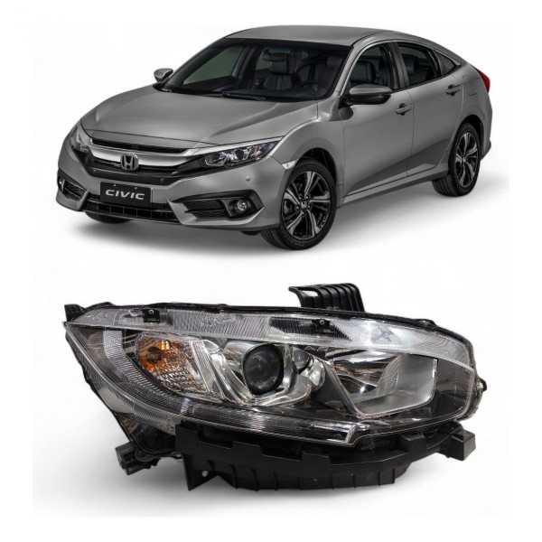 Farol Direito Honda Civic G10 2017 2018 2019 2020 2021