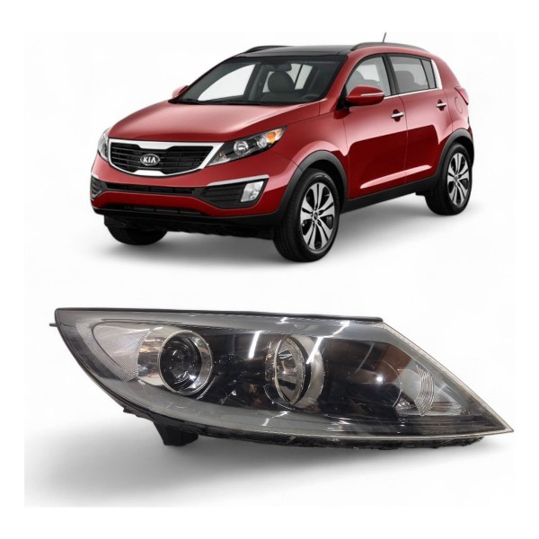 Farol Direito Kia Sportage 2011 2012 2013 2014 2015 Sem Led