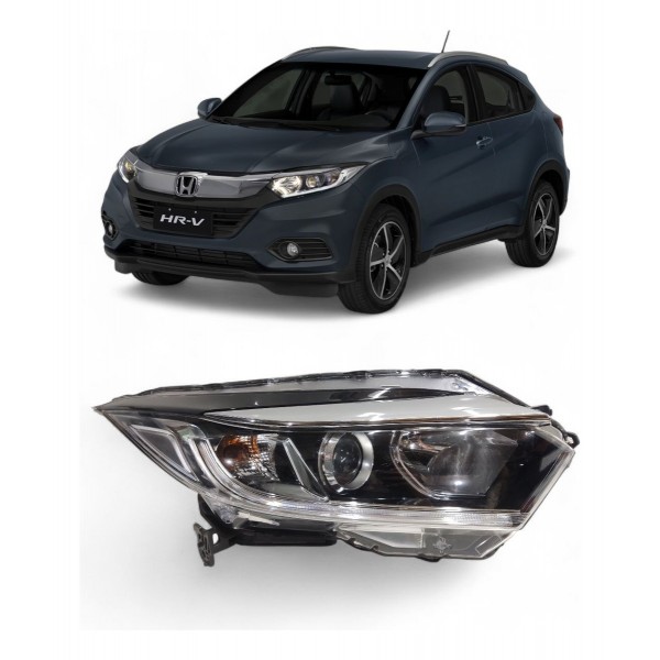 Farol Direito Honda Hrv 2018 2019 2020 2021 Led Original