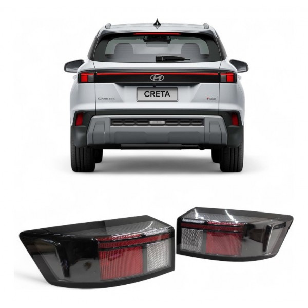 Par Lanterna Hyundai Creta 2025 2026 Sem Led Original
