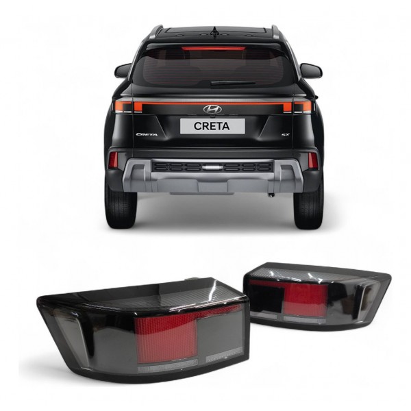 Par Lanterna Hyundai Creta 2025 2026 Full Led Original