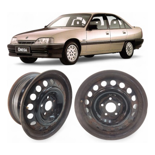 Roda Ferro Aro 15 Gm Vectra Zafira Omega 5 Furos Original