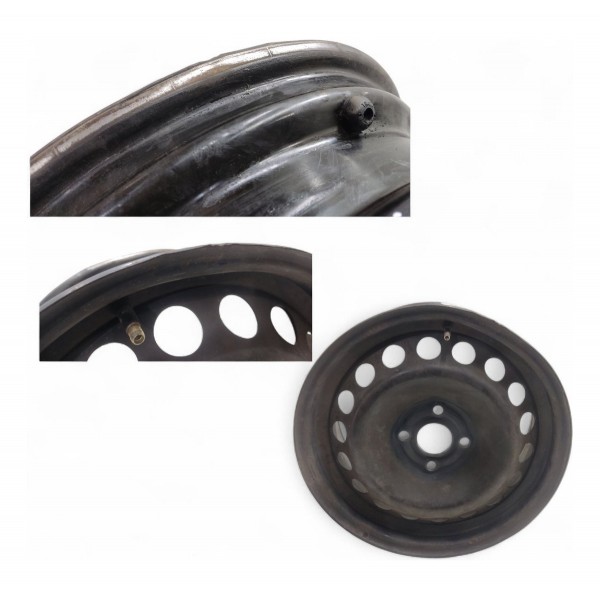 Roda Ferro Aro 15 Gm 15x6jh2 Com Leve Amassado 4 Furos