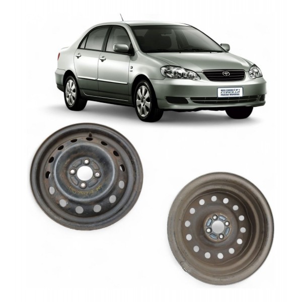 Roda Ferro Aro 15 Toyota Etios Corolla 15x6jj