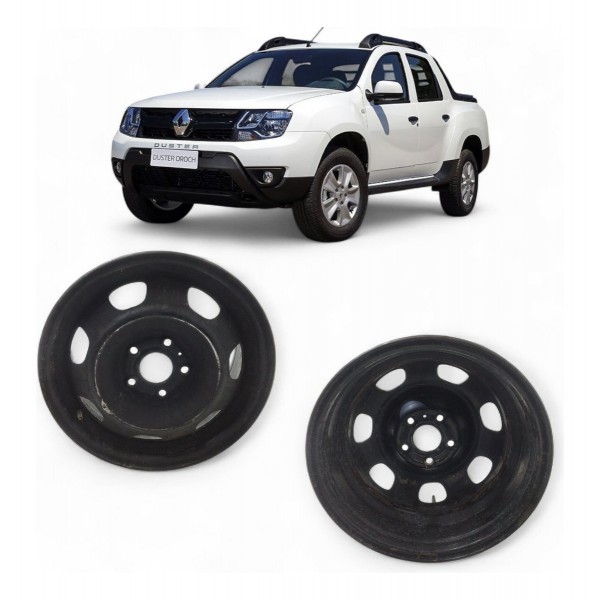 Roda Ferro Aro 16 Renault Duster Oroch 5 Furos Estepe Orig