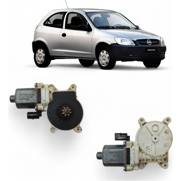 Motor Máquina Vidro Dianteira Esquerda Gm Celta 2010 A 2014