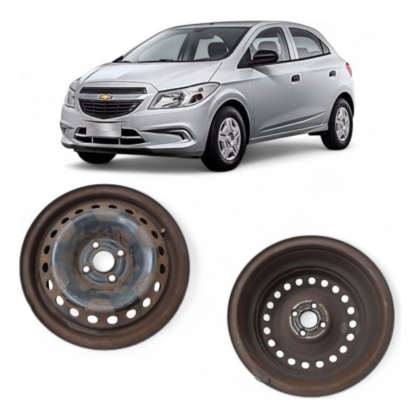 Roda Ferro Aro 15 Gm 93321225 6jx15h2 Original 4 Furos
