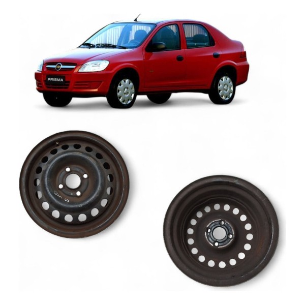 Roda Ferro Aro 14 Gm 93280916 X4jj 4 Furos Original