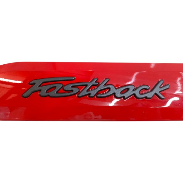 Friso Porta Dianteira Esquerda Fiat Fastback 2022 2023 2024 Vermelho