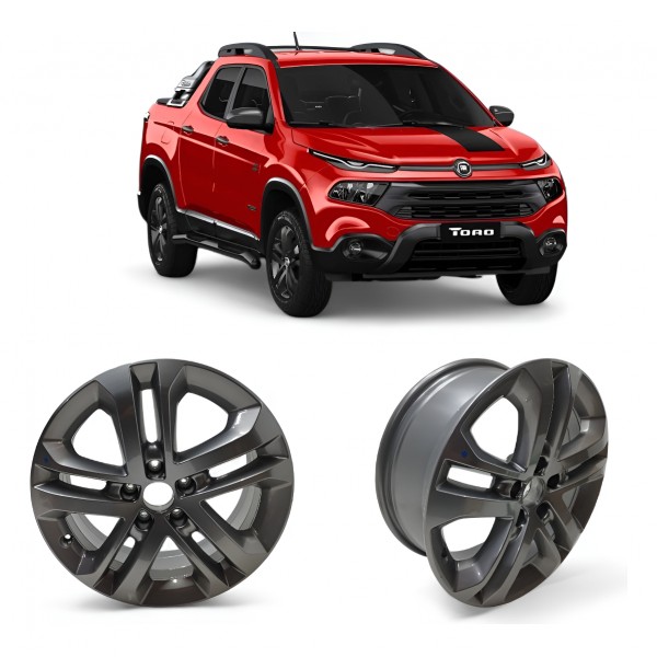 Roda Liga Leve Aro 17 Fiat Toro 2016 2017 2018 2019 A 2021