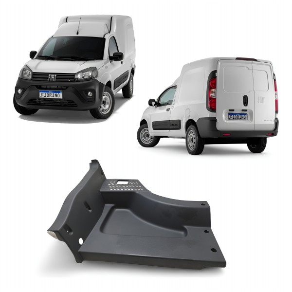 Forro Baú Lateral Traseiro Direito Fiat Fiorino 2013 A 2021