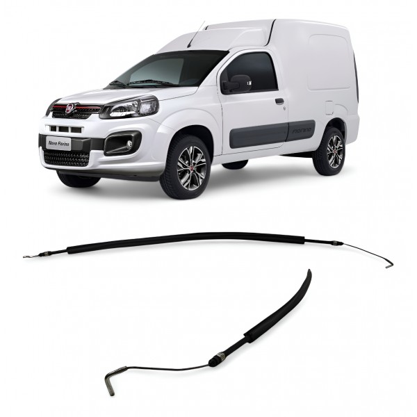 Cabo Abertura Traseira Baú Direita Fiat Fiorino 2011 A 2021