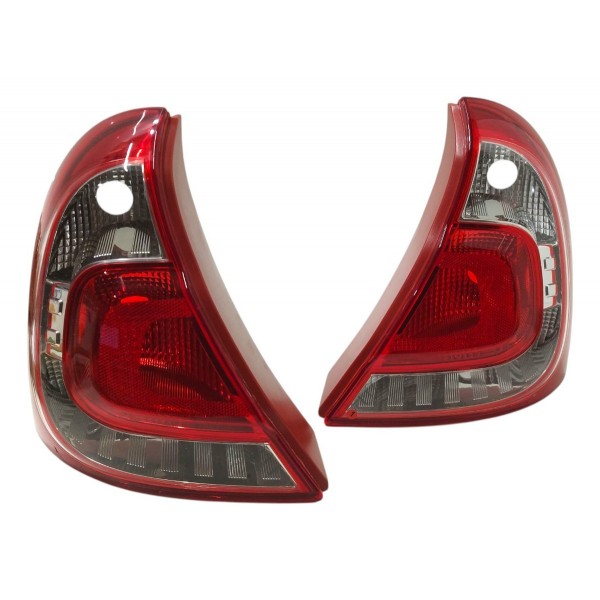 Par Lanterna Renault Clio 2012 2013 2014 Fitam Ambos Lados Vermelho