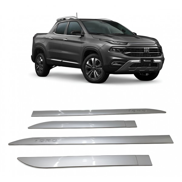 Kit Friso Porta Fiat Toro 2016 2017 2018 2019 2020 A 2023