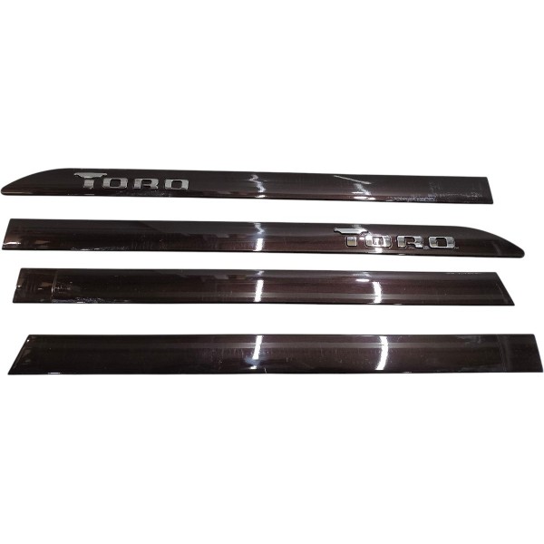 Kit Friso Porta Fiat Toro 2016  2017 2018 2019 A 2024 Vinho Vinho