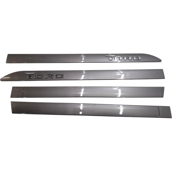 Kit Friso Porta Fiat Toro 2016 2017 2018 2019 A 2024 Grafite Grafite