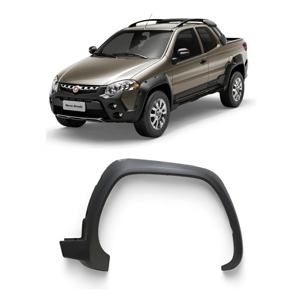 Friso Paralama Dianteiro Direita Fiat Strada 2014 A 2019