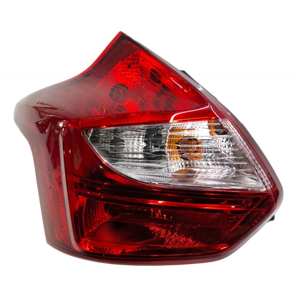 Par Lanterna Ford Focus Hatch 2014 2015 2016 2017 Canto Ambos Lados Vermelho