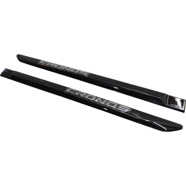 Kit Friso Porta Fiat Cronos 2018 2019 2020 2021 2022 Preto Preto