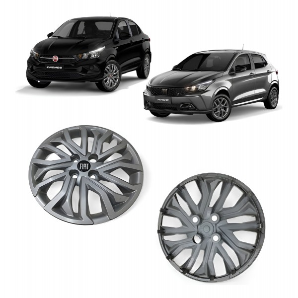 Calota Aro 15 Fiat Argo Cronos 2018 2019 2020 2021 A 2023
