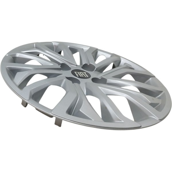 Calota Aro 15 Fiat Argo Cronos 2018 2019 2020 2021 A 2023 Cinza