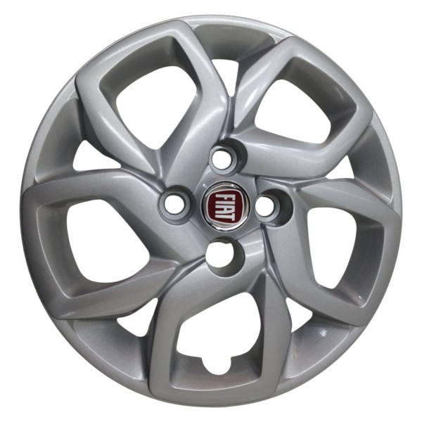 Calota Aro 14 Fiat Mobi 2017 2018 2019 2020 Original Cinza