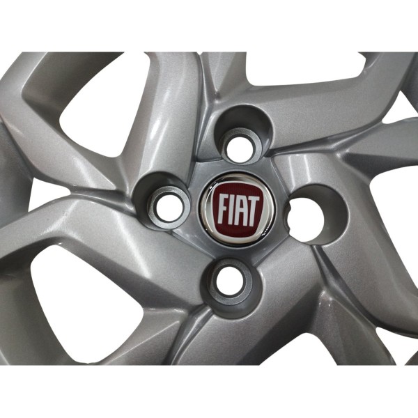 Calota Aro 14 Fiat Mobi 2017 2018 2019 2020 Original Cinza